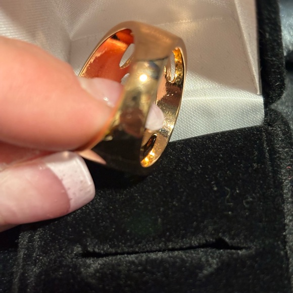 Avon chocolate shimmer ring sz 10 - Picture 4 of 7